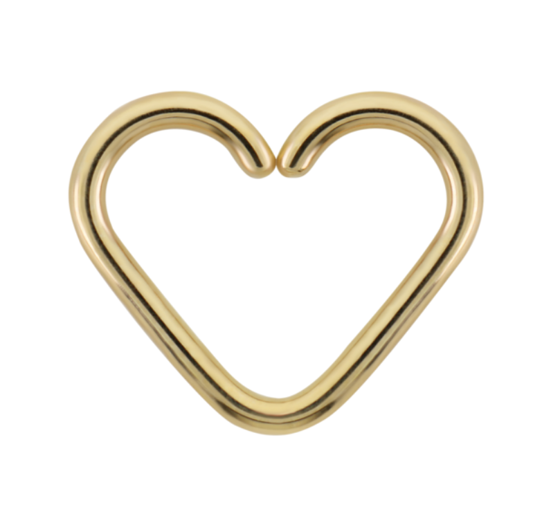 14K HEART - SEAM RING