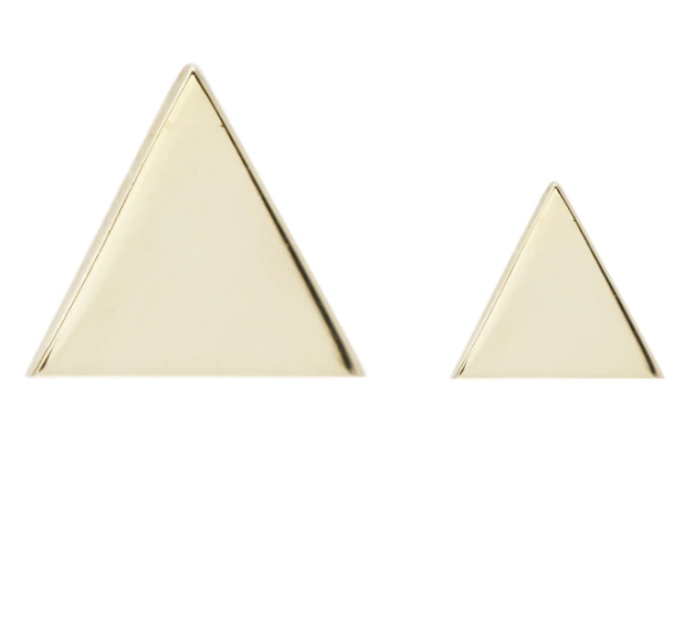 14K TRIANGLE - FLAT